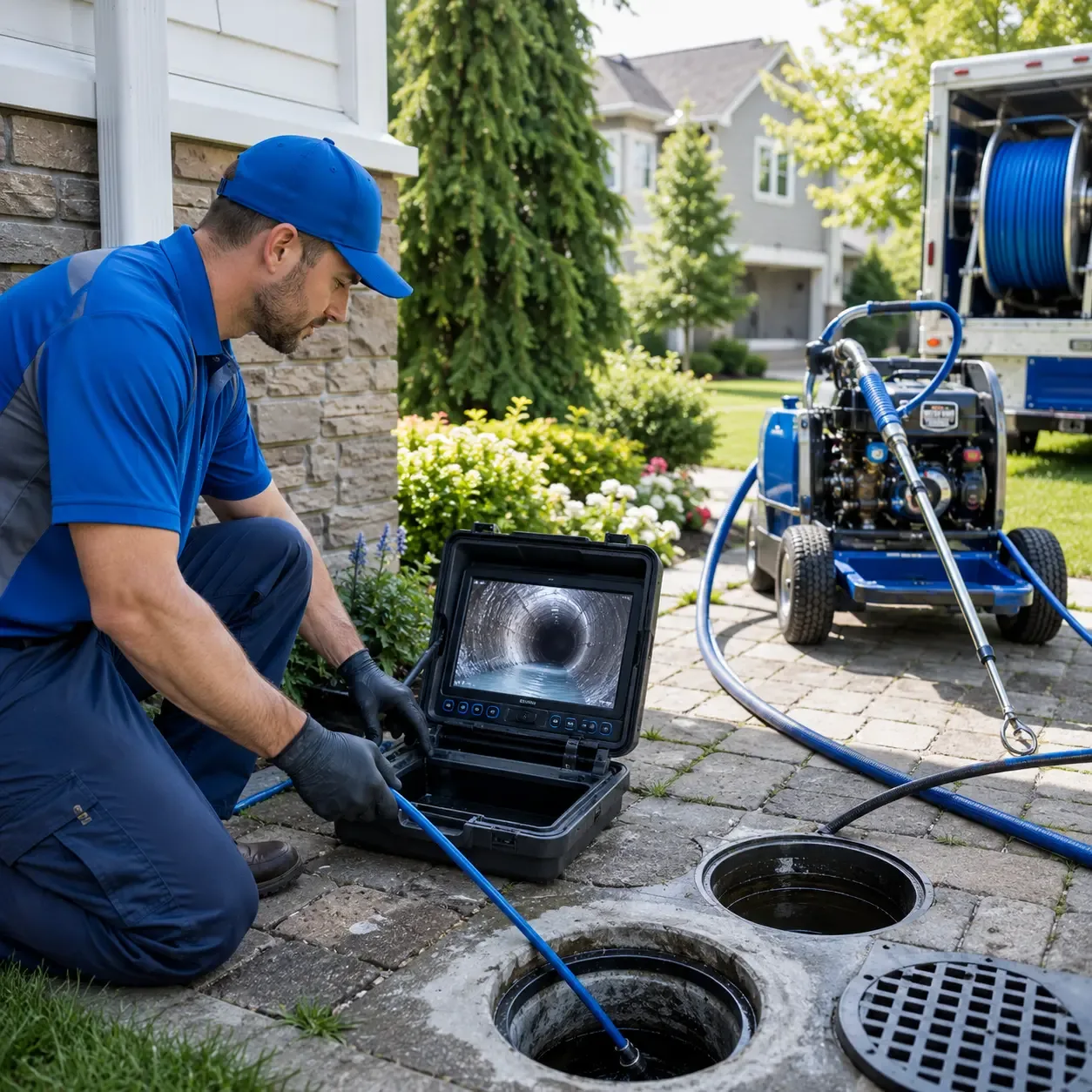 Outdoor drain cleaning professionals serving Taswell, IN